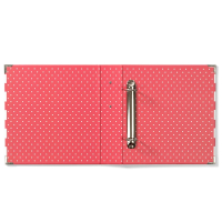Simple Stories SN@P! Designer Binder 6x8 Inch Red Stripe (10774)